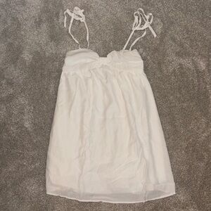 SHEIN White Lace Chemise Intimates